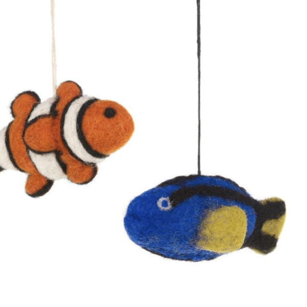 Felt Blue Tang Fish