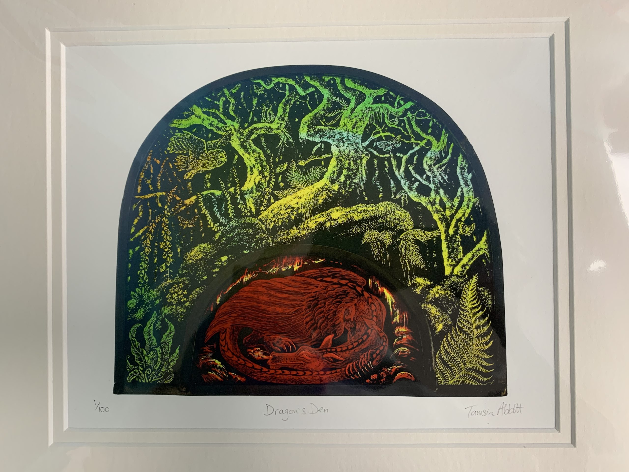 Dragon's Den - Tamsin Abbott print