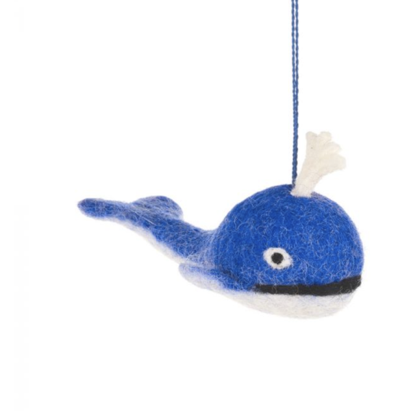 Felt Blue Whale