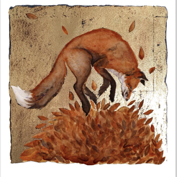 Slightly Foxed (Gold Leaf, Mounted)