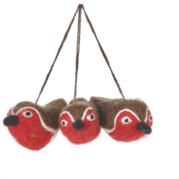 Felt Baby Red Robins