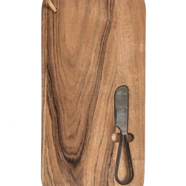Palomar Cheeseboard with Knife (Mango Wood)