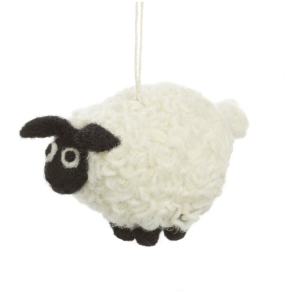 Felt White Sheep