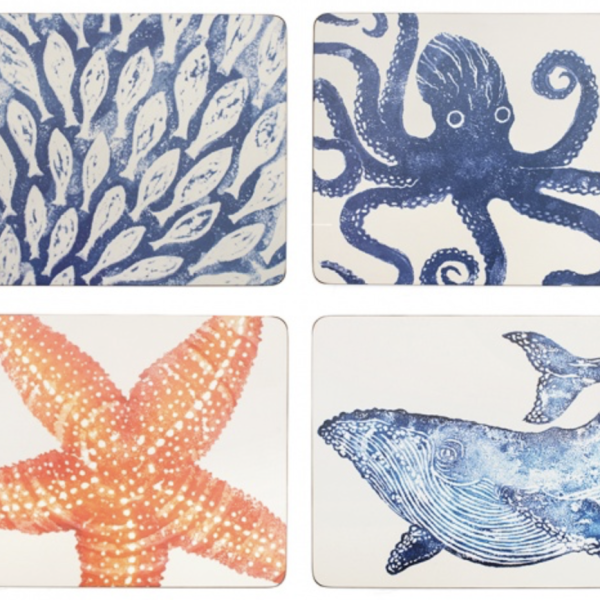 Bliss Home - Sea Creature Placemats (Set of 4)