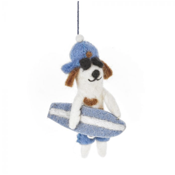Felt Wave-riding Pooch