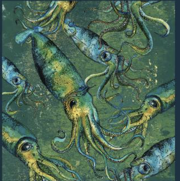 Dollyhotdogs Card - Squid