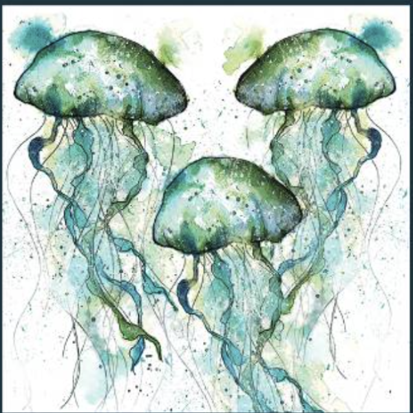 Dollyhotdogs Card - Jellyfish