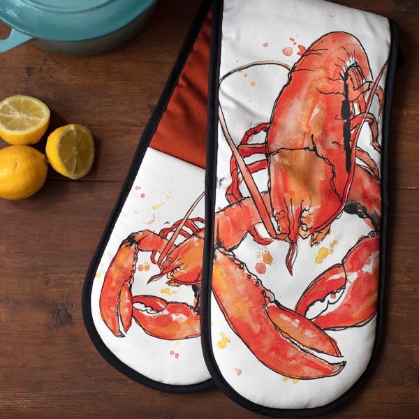 Dollyhotdogs Oven Gloves - Red Lobster