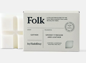 Folk Wax Melts - Smokey Fireside and Leather