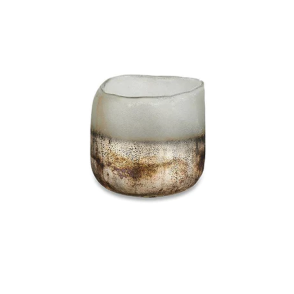 Ngolo Tealight Holder - Aged Smoke / Small