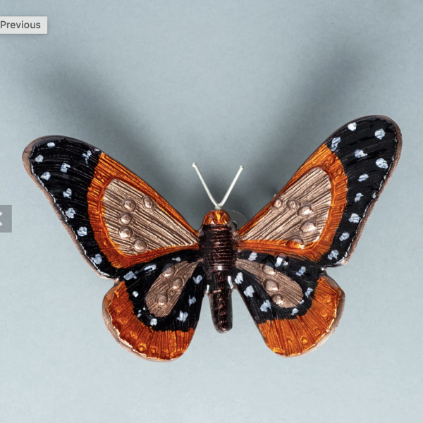Orange and black butterfly - Small - TL