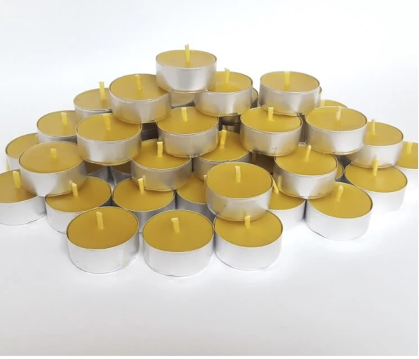 Beeswax Tea Light Candles Long Burn FBY Falcon Boats