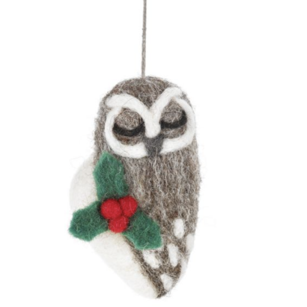 Felt Christmas owl - FSG