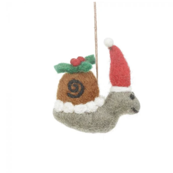 Felt Christmas Snail - FSG