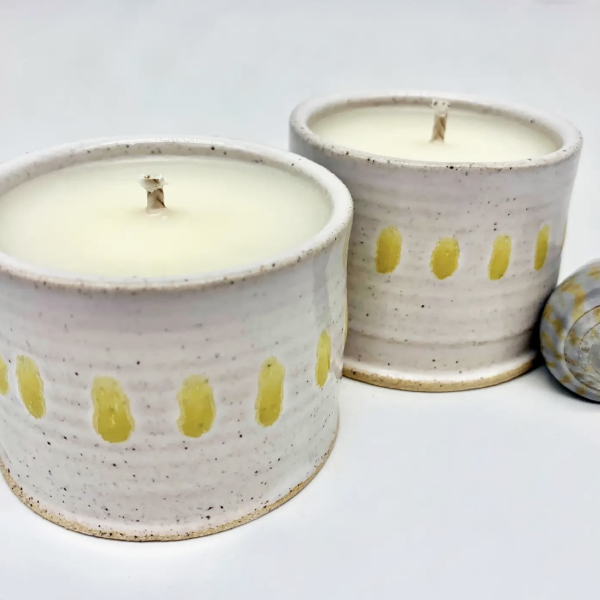 Ride the Wave - Dune Yellow Scented Ceramic Candle - RTW