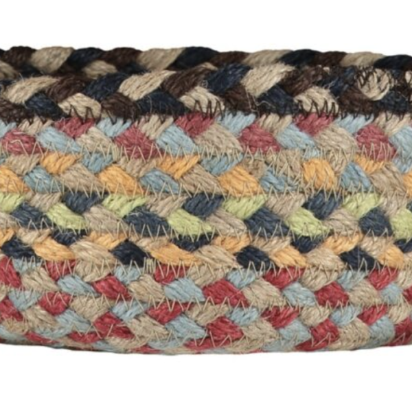 Misty Blue Jute Basket - Mini