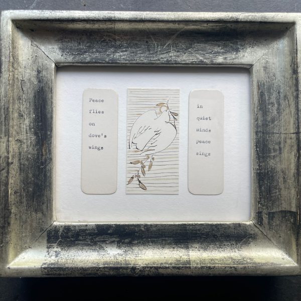 Peace Flies on a Doves Wing - Framed (Jackie Morris Original)