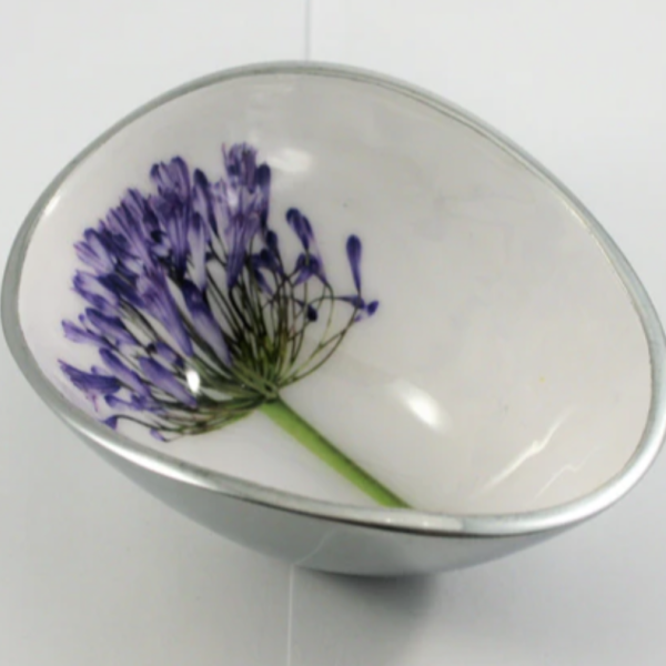 Agapanthus Oval Bowl - Petite