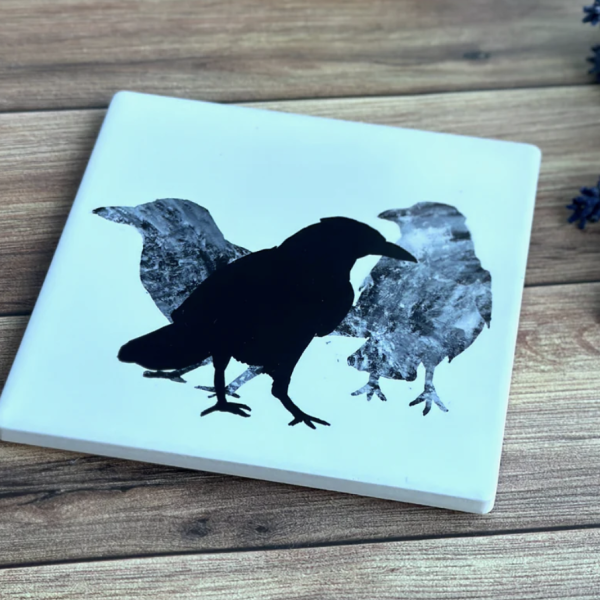 Sandra Vick Coaster - 3 Craws