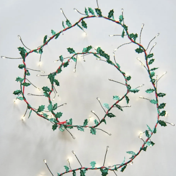 Holly Twine - Battery Operated Lights
