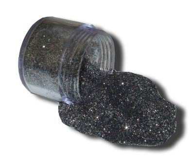 Black Sparkle Embossing Powder