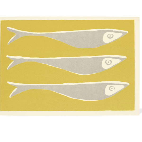 Fish (Grey and Yellow) Card