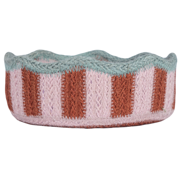 Mini Tulip Jute Basket - Strawberry