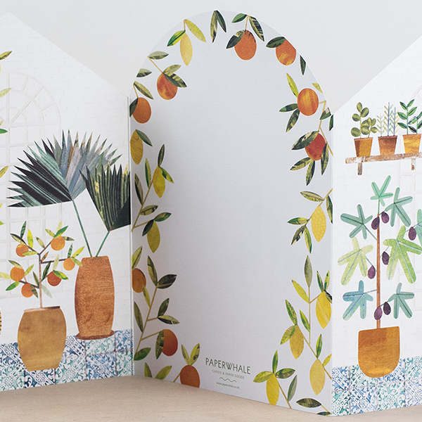 Orangery Concertina Card
