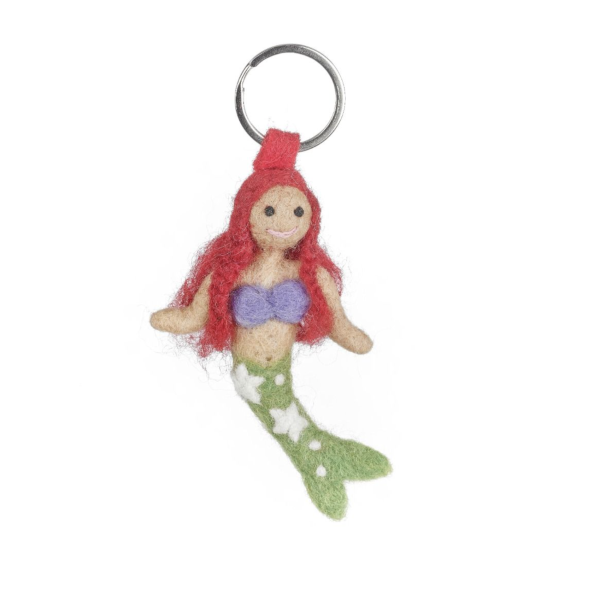 Felt Mermaid Keyring