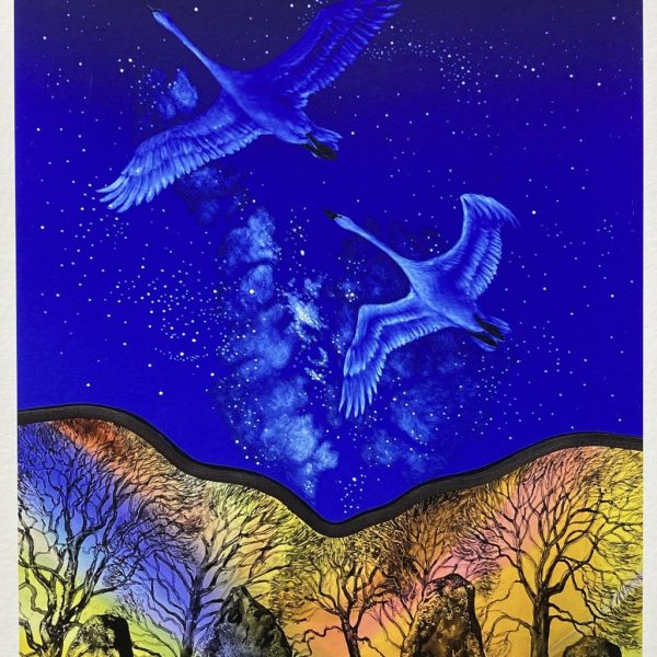 Tamsin Abbott Wild Folk Print - 'Following Ancient Pathways'