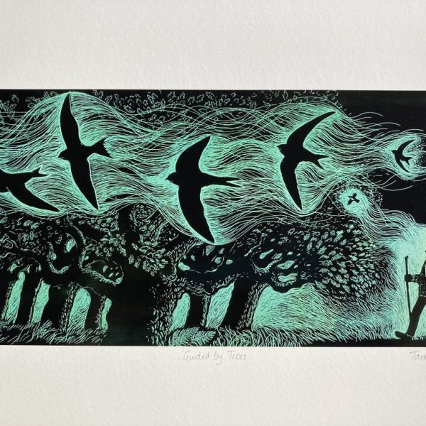 Tamsin Abbott Wild Folk Print - 'Guided by Trees'