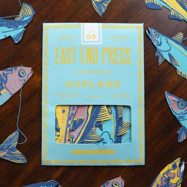 East End Press - Fishes, Sewn Garland