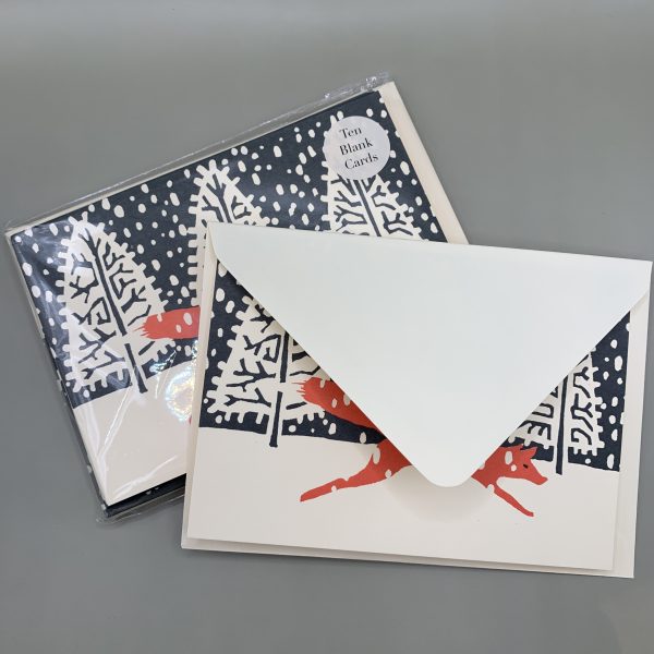 Cambridge Imprint Christmas Cards - Winter Fox (10 Pack)