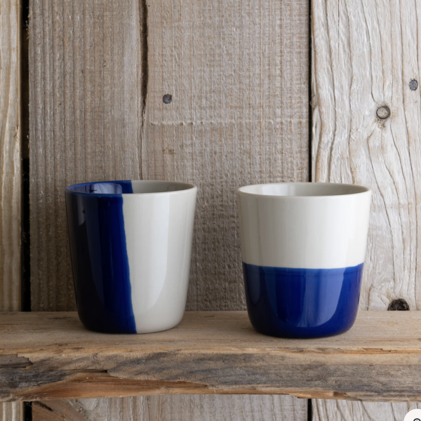 Kindred Rue Beaker Indigo Blue - Large (Set of 2)
