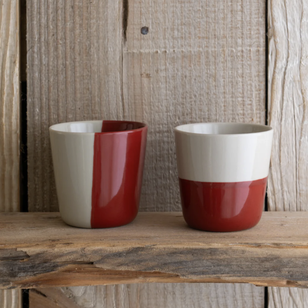 Kindred Rue Beaker - Earth Red - Small (Set of 2)