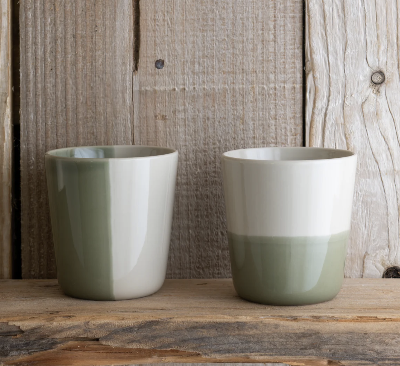 Kindred Rue Beaker - Sage Green - Large (Set of 2)