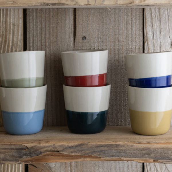 Kindred Rue Beaker - Mixed Colours - Small (Set of 6)