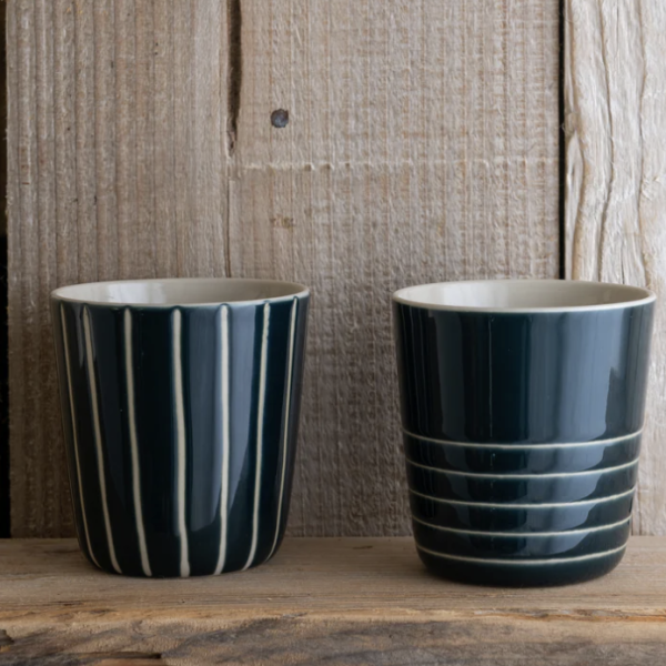 Kindred Vervain Beaker - Sea Green - Large (Set of 2)