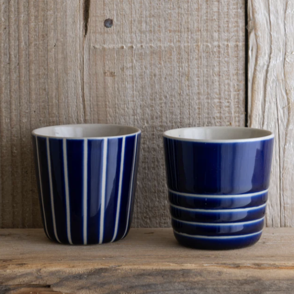 Kindred Vervain Beaker - Indigo Blue - Small (Set of 2)