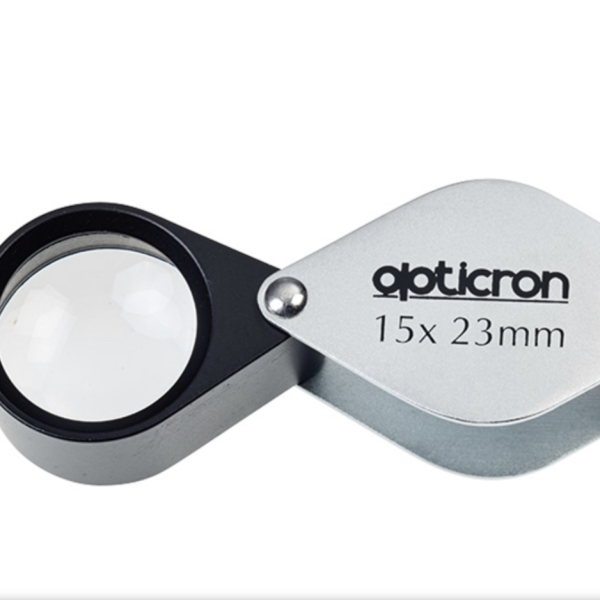 Folding Metal Loupe Magnifier 15x 23mm